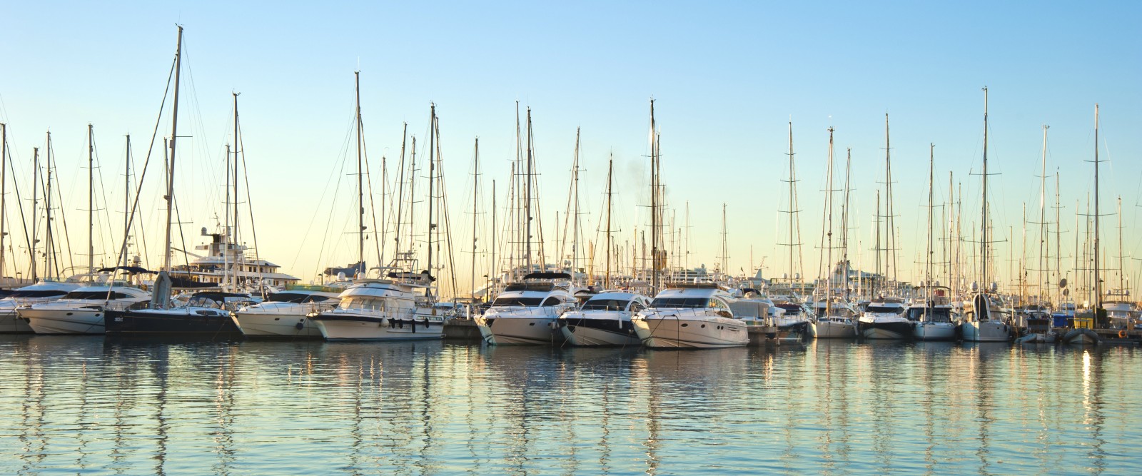yachts at marina of Majorca